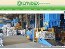 Tablet Screenshot of lyndexrecycling.com